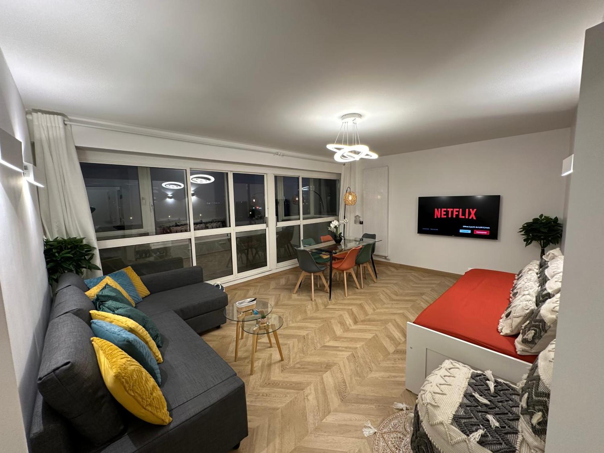 Paris Pantin Magnifique Appartement 4 Pieces De 108M2 Avec 2 Parking Interieur - Tres Cosy Pour 1 A 12 Personnes - Entierement Refait A Neuf Entire Apartment Luxurious And Warm - Pantin Paris 19 Eme Free Wifi Gratuit Εξωτερικό φωτογραφία